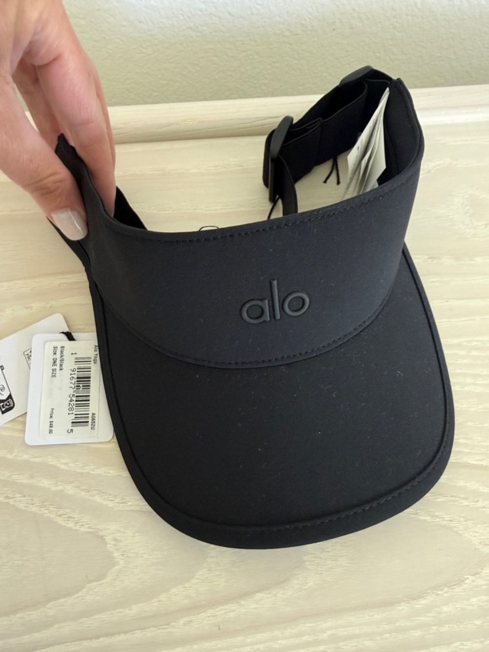 Alo Black Performance Visor